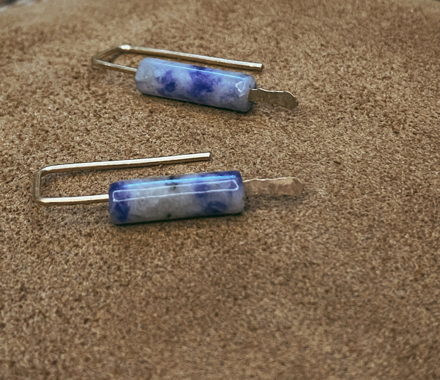 Blue Jasper hangers