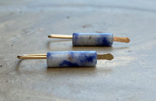 Blue Jasper hangers