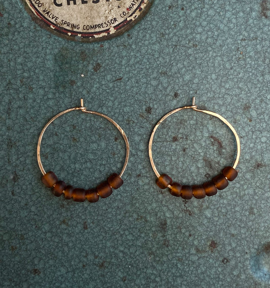 Amber glass