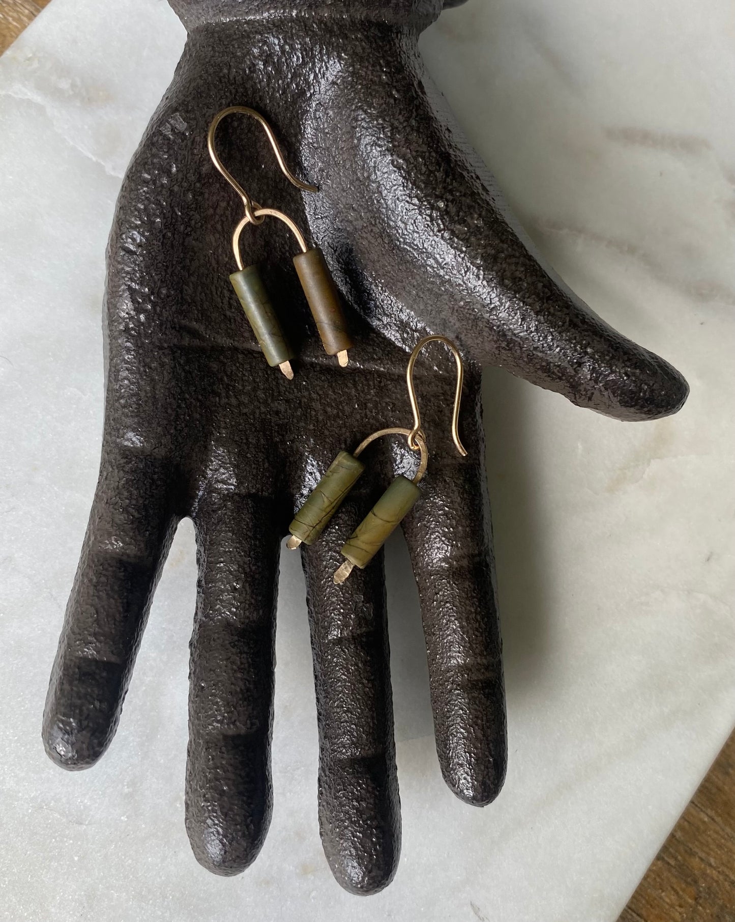 Arched Green Jasper